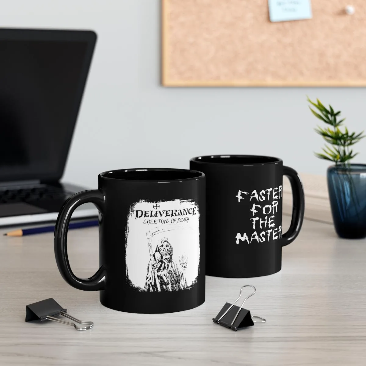 Deliverance - Greetings of Death Black mug 11oz