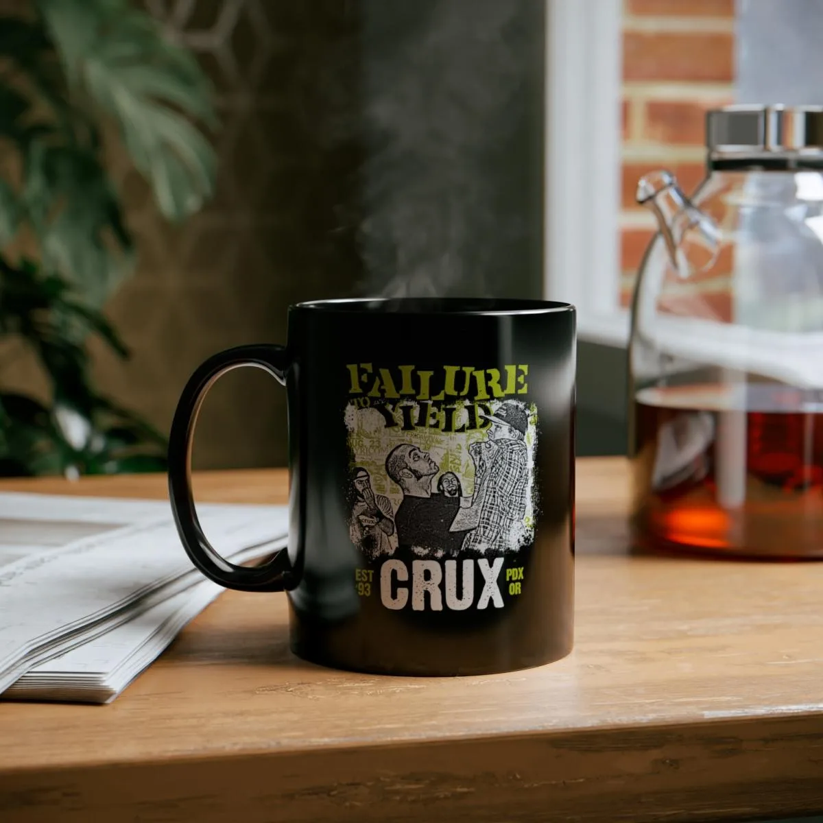 Crux - Failure To Yield 11oz Black mug