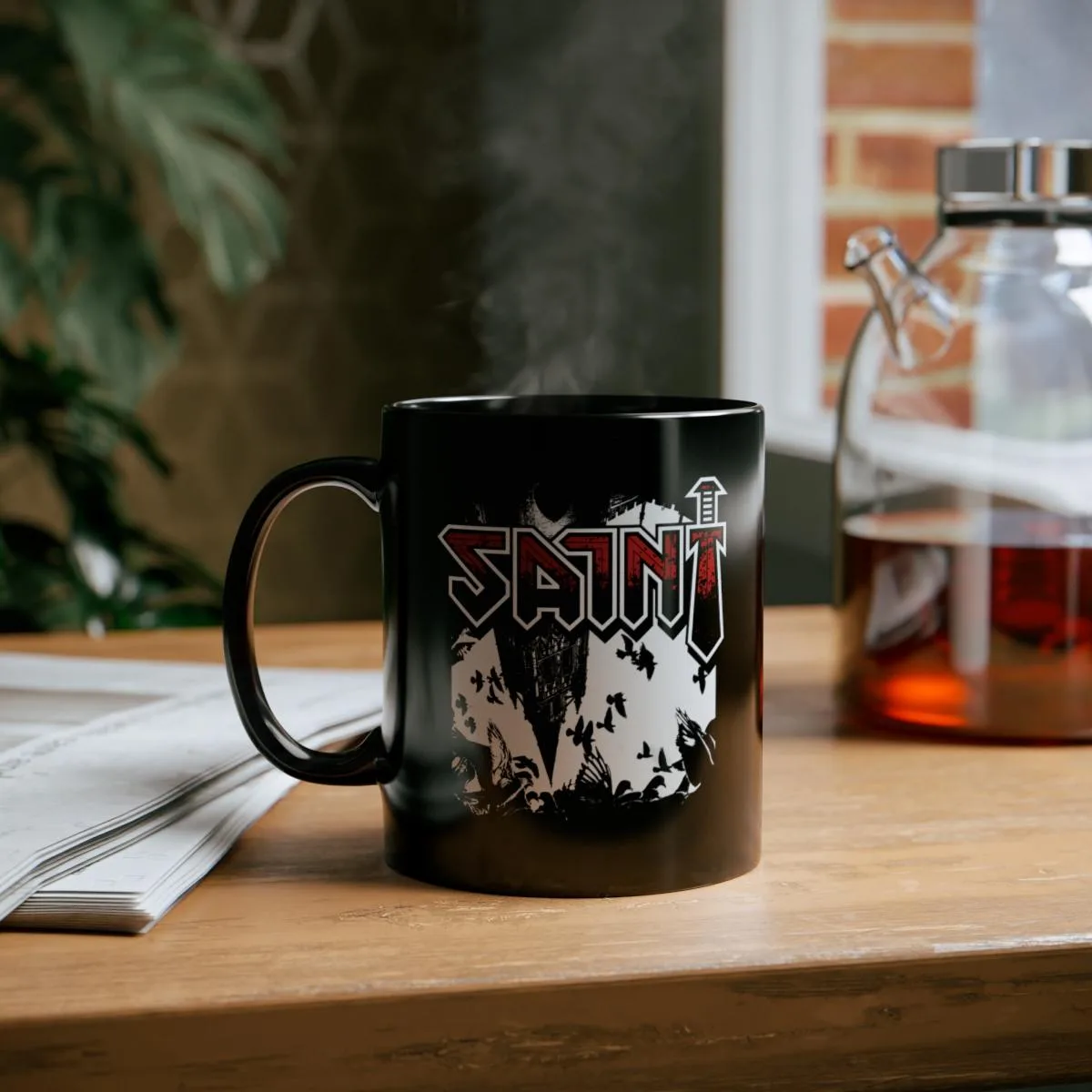 Saint - Heaven Fell 11oz Black mug