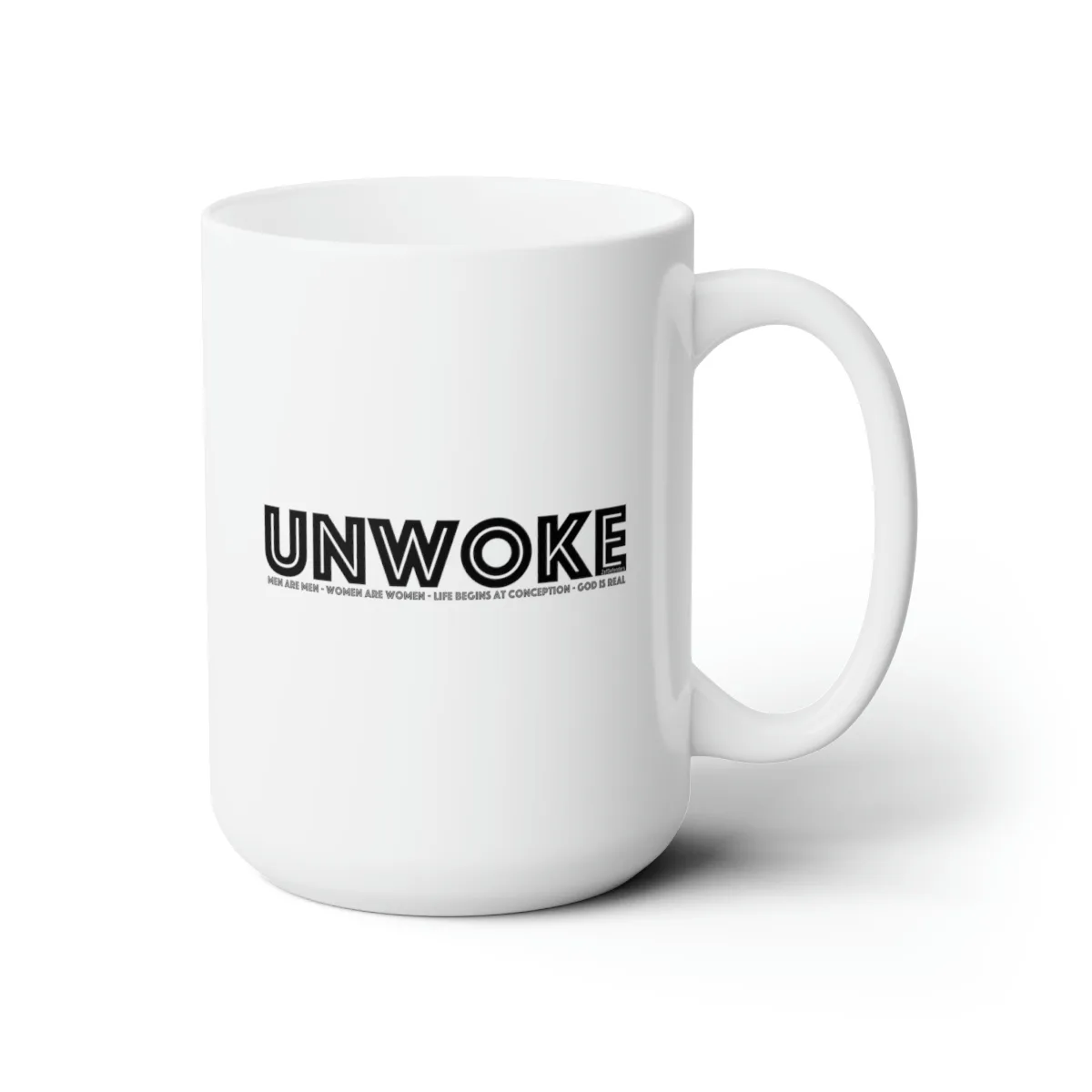 ZEF Defenders - Unwoke 15oz White Mug