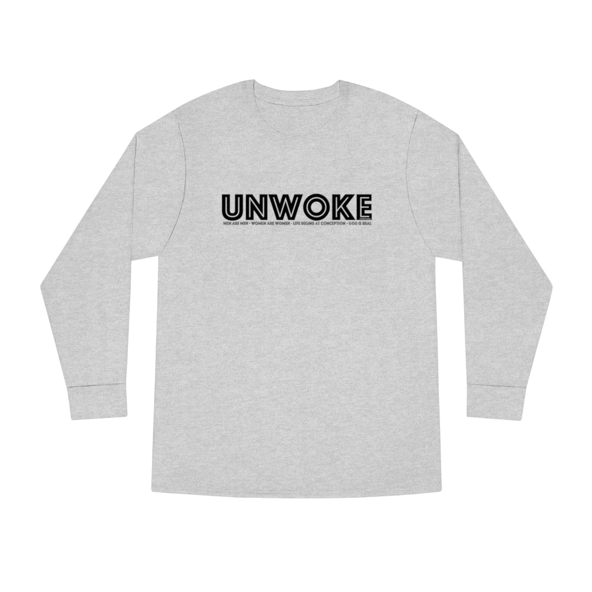 ZEF Defenders - Unwoke Long Sleeve Crewneck Tshirt