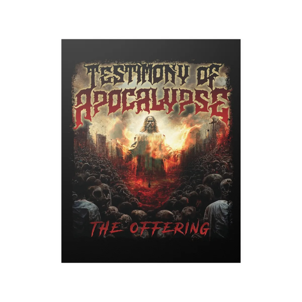 Testimony Of Apocalypse - The Offering Poster Prints (210gsm)