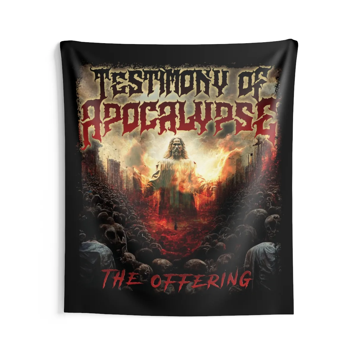 Testimony Of Apocalypse - The Offering Indoor Wall Tapestries