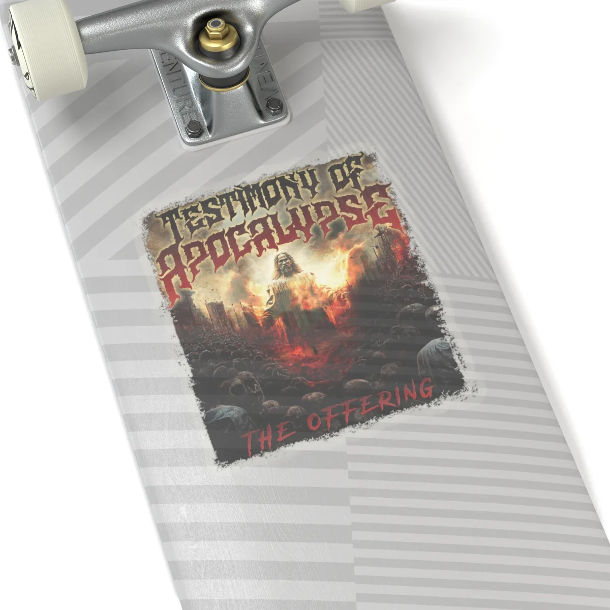Testimony Of Apocalypse - The Offering Die Cut Stickers