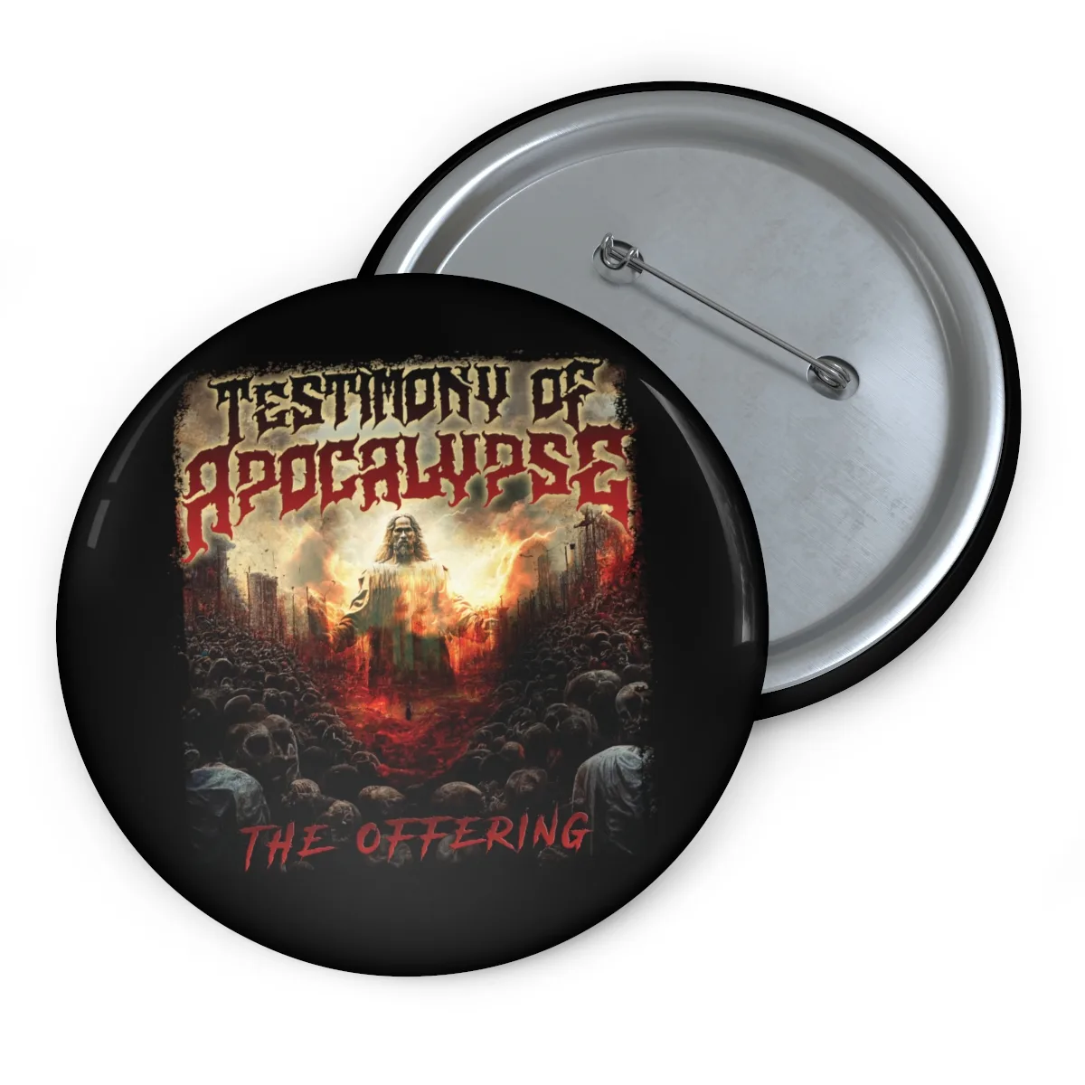 Testimony Of Apocalypse - The Offering Pin Buttons
