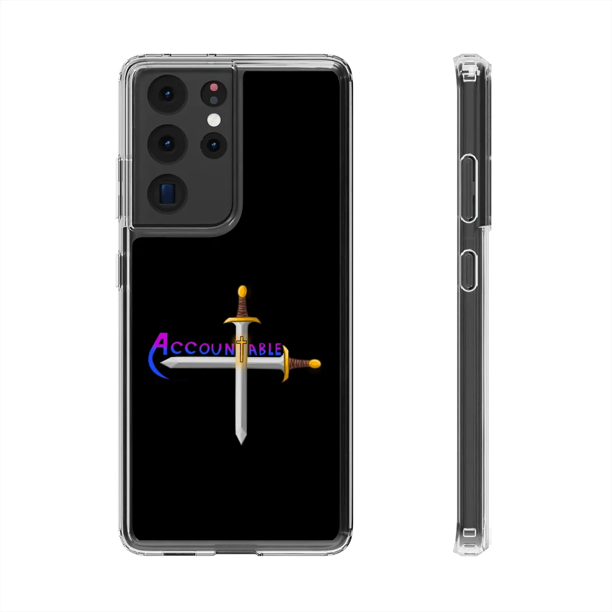Accountable Logo Clear Phone Cases