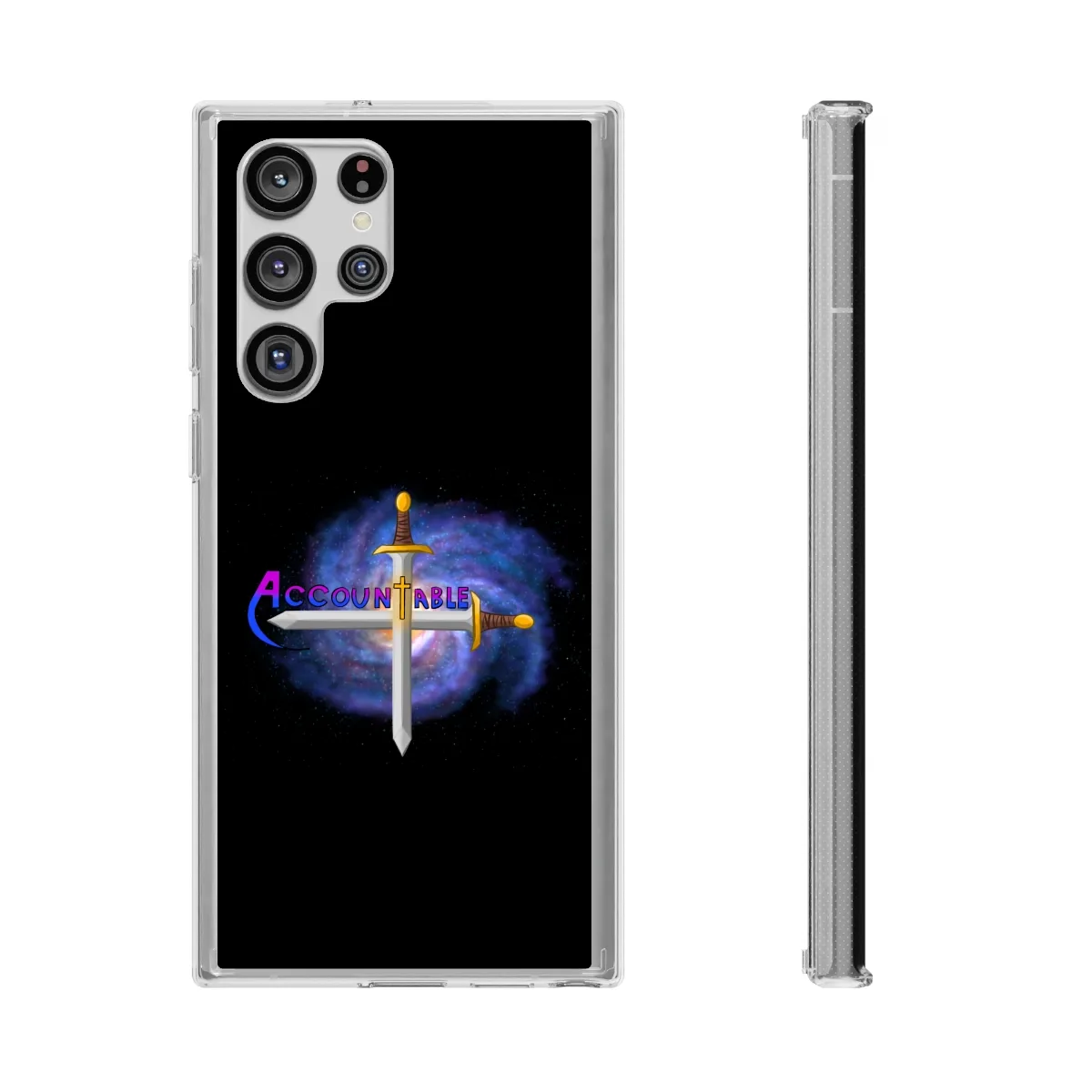 Accountable Galaxy Clear Phone Cases