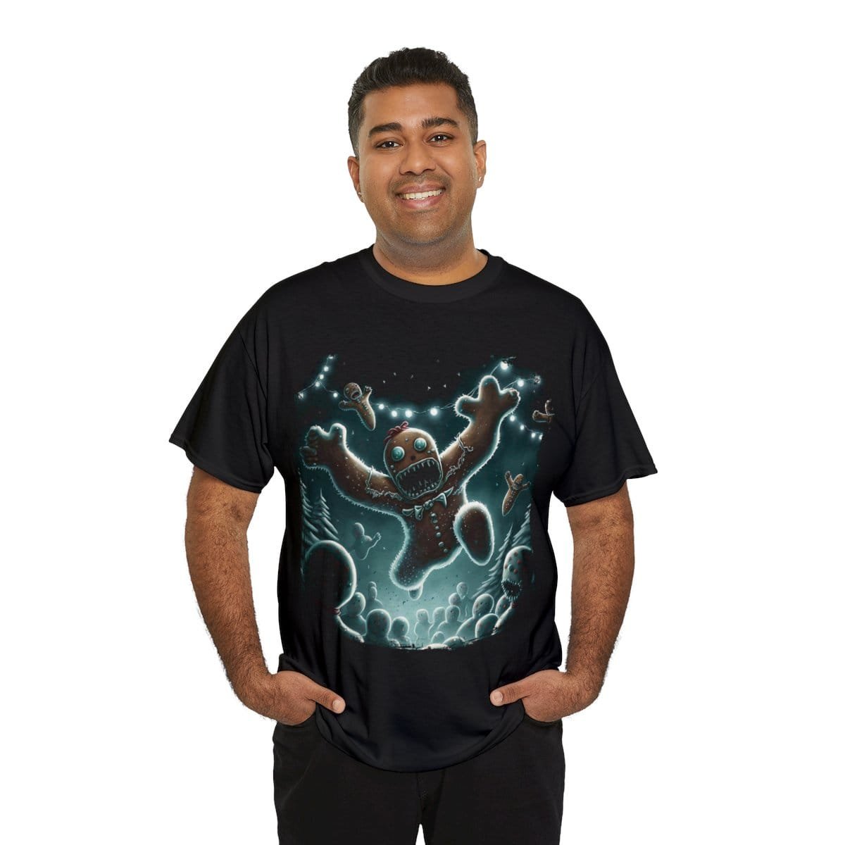 Holiday Horrors - Attack Of The Gingerbread Men Short Sleeve T-shirt - Image 8