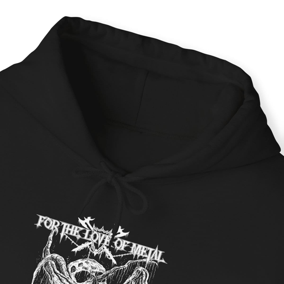 For The Love Of Metal - Skulls Pullover Hooded Sweatshirt - Image 5