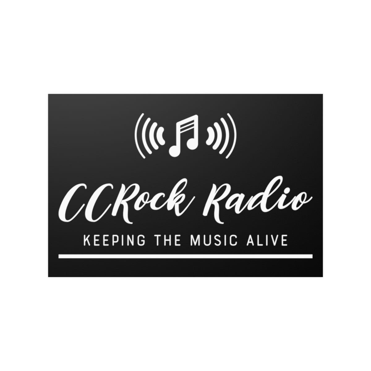 Classic Christian Rock Radio Logo Poster Prints (210gsm) - Image 16