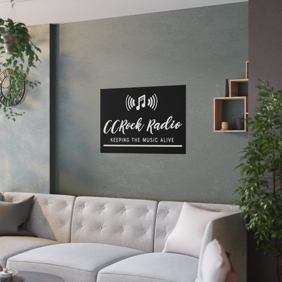 Classic Christian Rock Radio Logo Poster Prints (210gsm) - Image 18