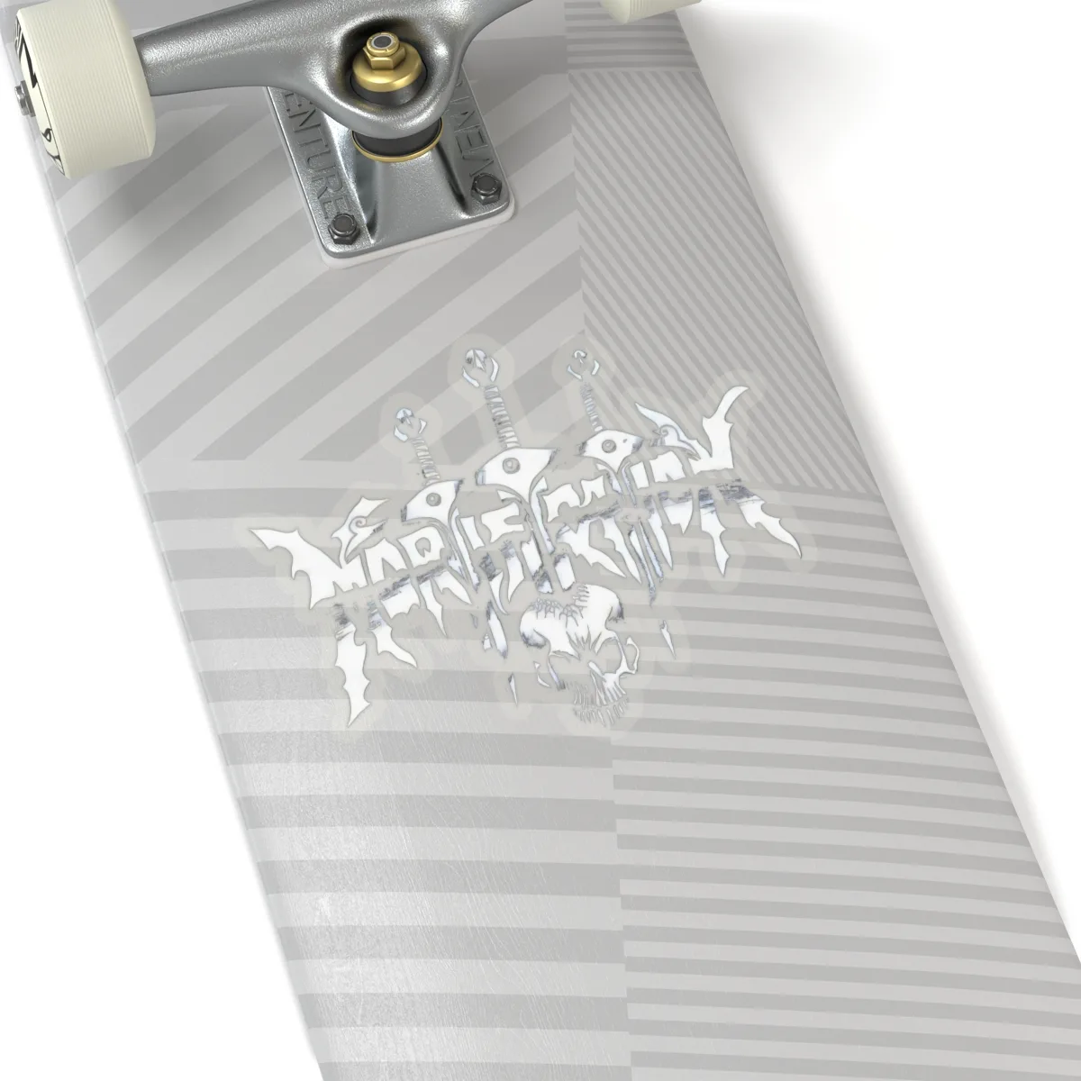 Mortification Swords and Skull Logo Die Cut Stickers