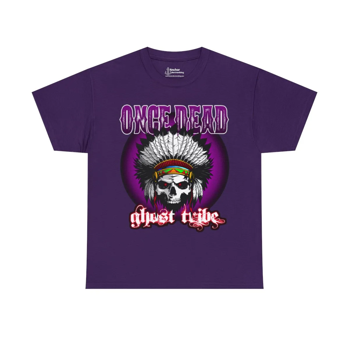 Once Dead - Ghost Tribe Logo Short Sleeve Tshirt (2-Sided)