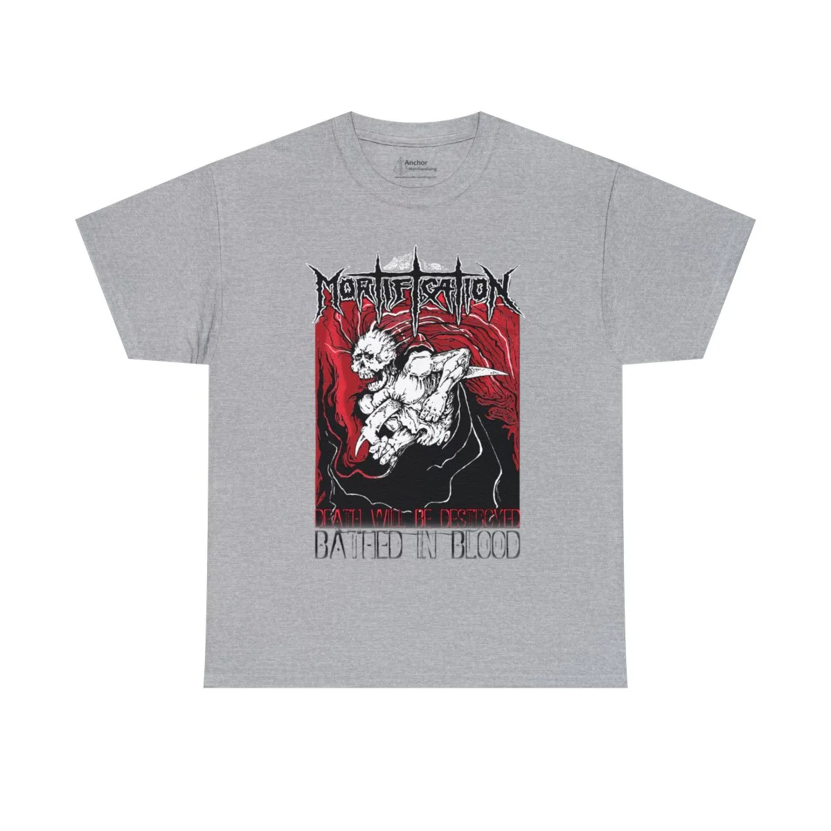 Mortification - Bathed In Blood Short Sleeve Tshirt - Image 5