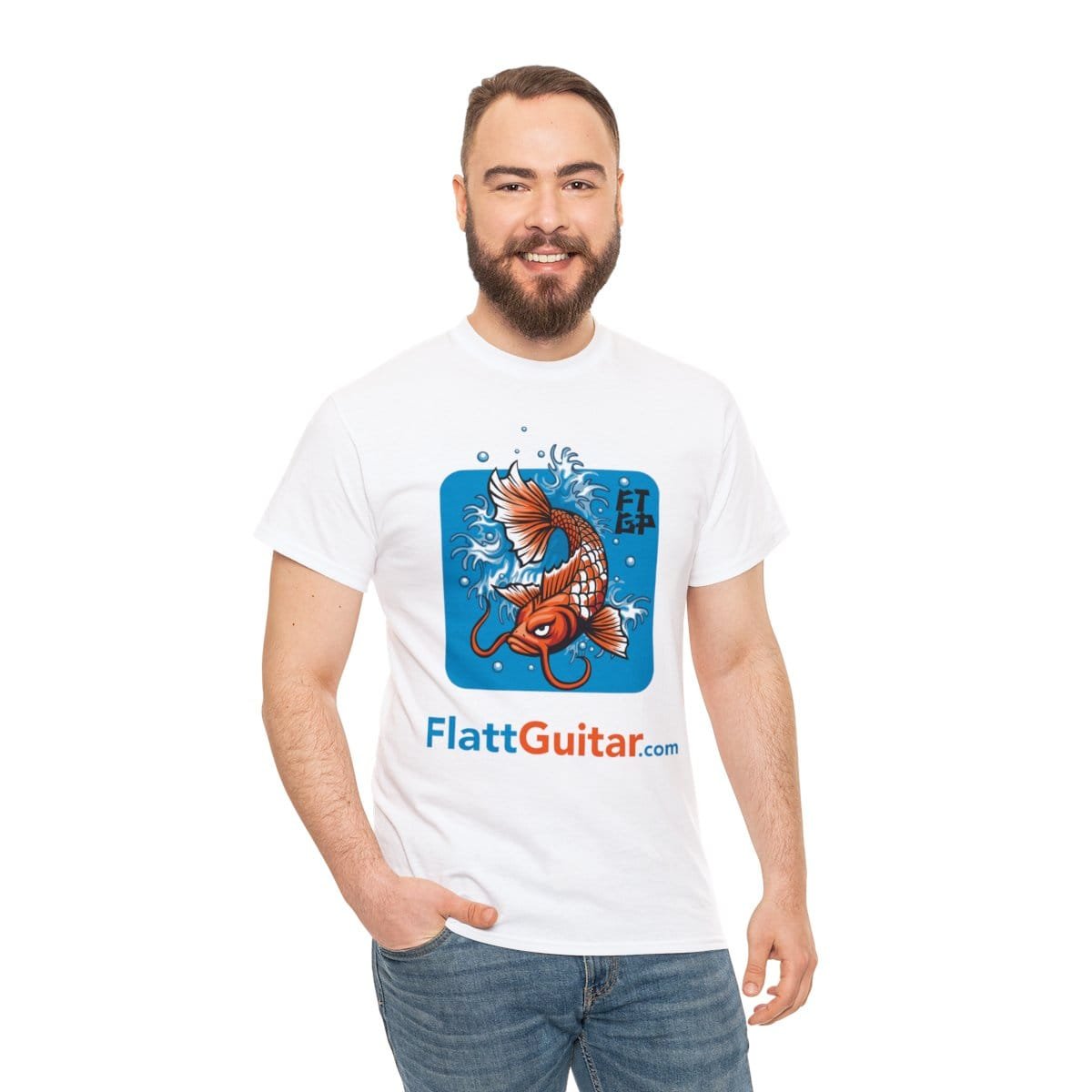 Flatt Teknologisk Guitar Products Koi Short Sleeve Tshirt - Image 17