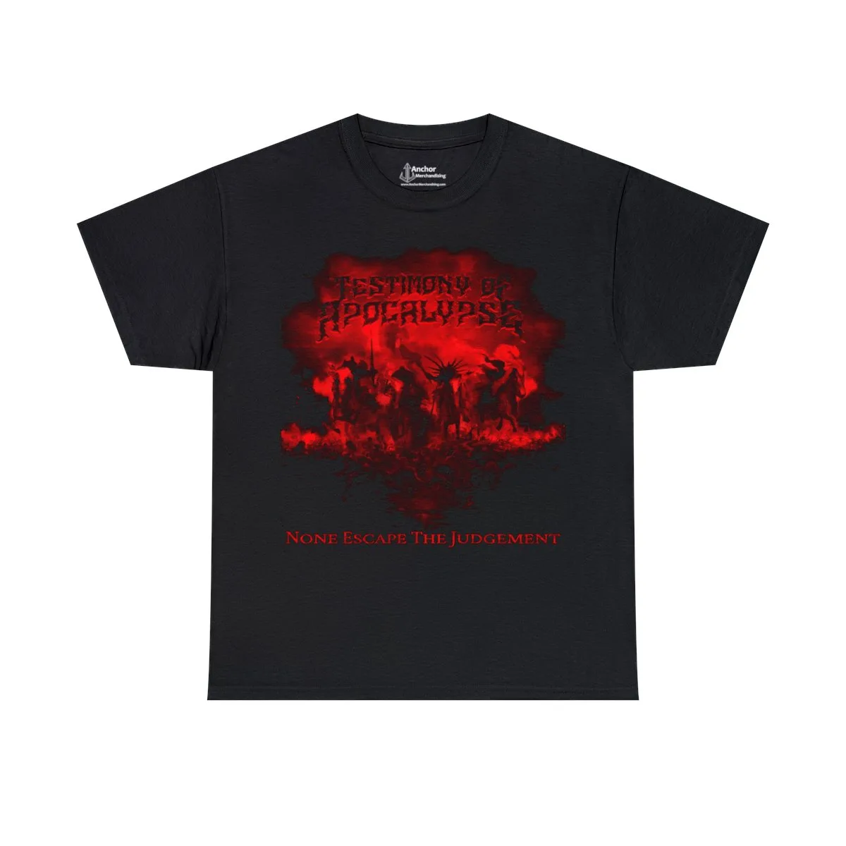 Testimony of Apocalypse - None Escape The Judgement Short Sleeve Tshirt (2-Sided)