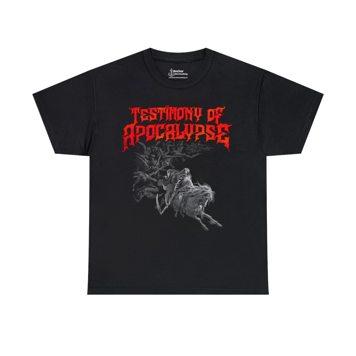 Testimony of Apocalypse - Deathly Visions Short Sleeve Tshirt