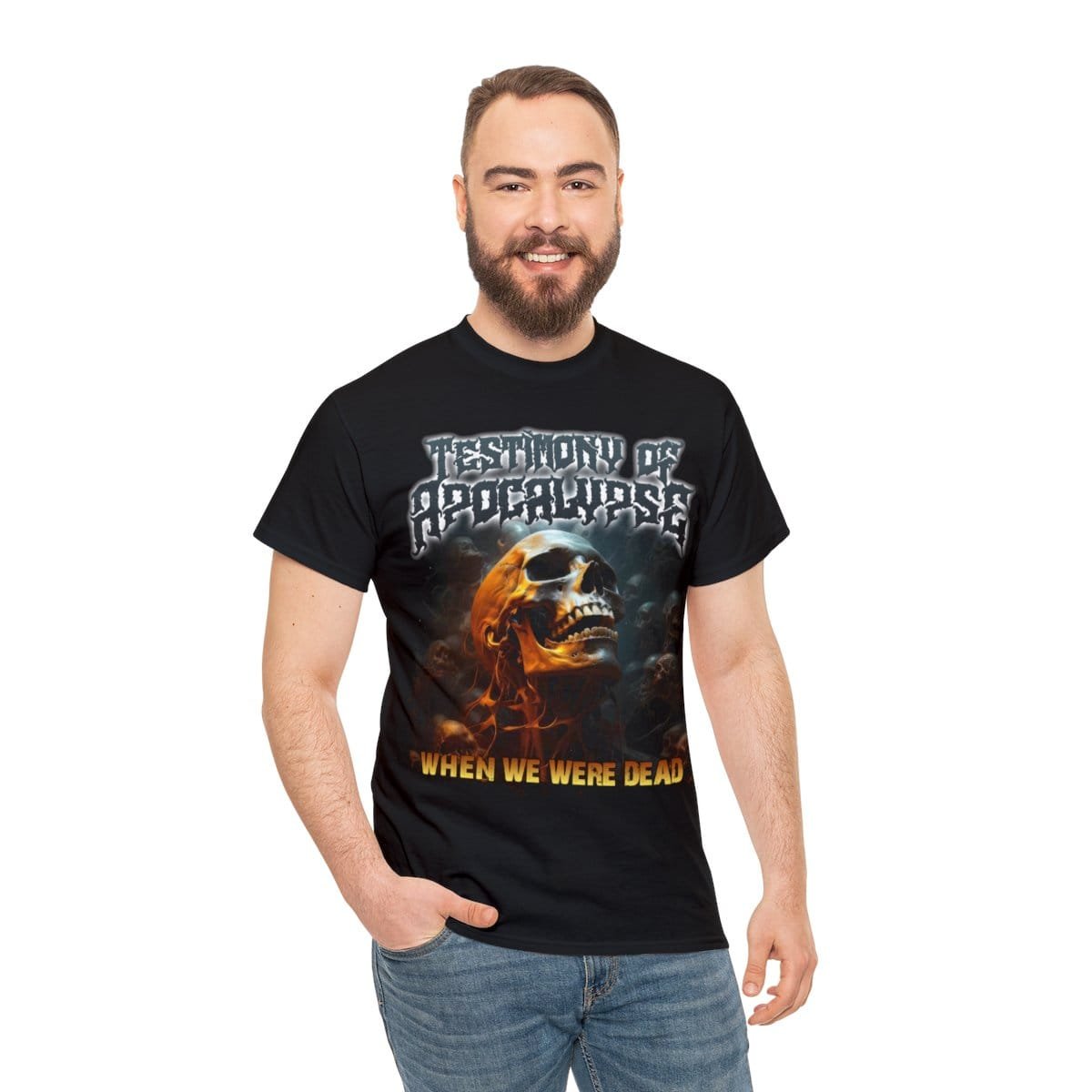 Testimony of Apocalypse - When We Were Dead Short Sleeve Tshirt - Image 5