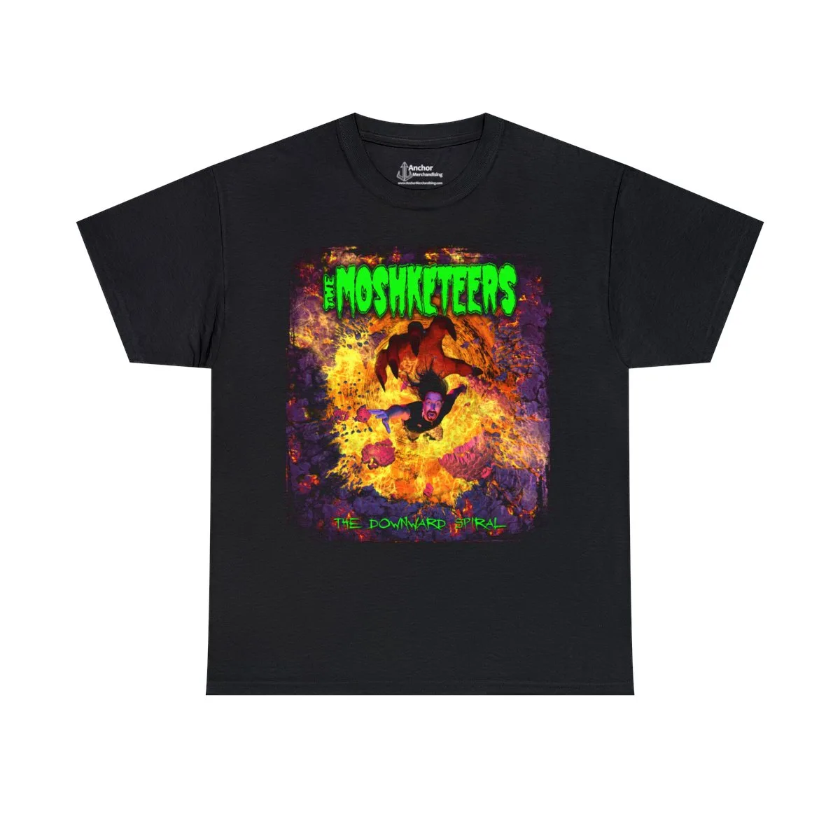 The Moshketeers - The Downward Spiral Short Sleeve Tshirt (2-Sided)