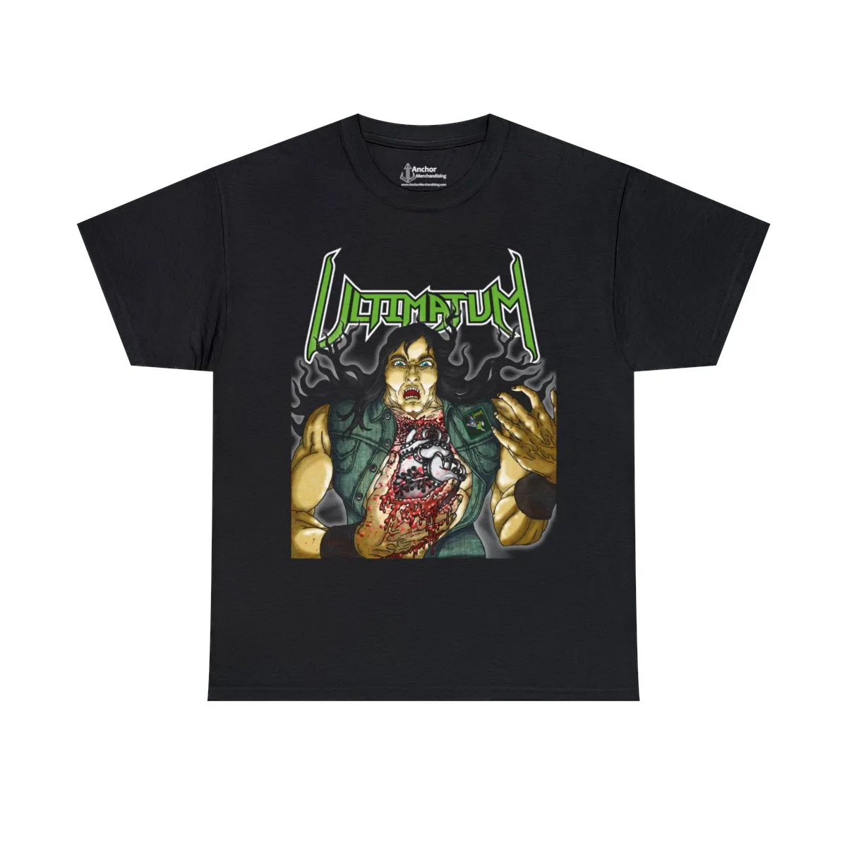 Ultimatum - Heart Of Metal Short Sleeve Tshirt (2-Sided)