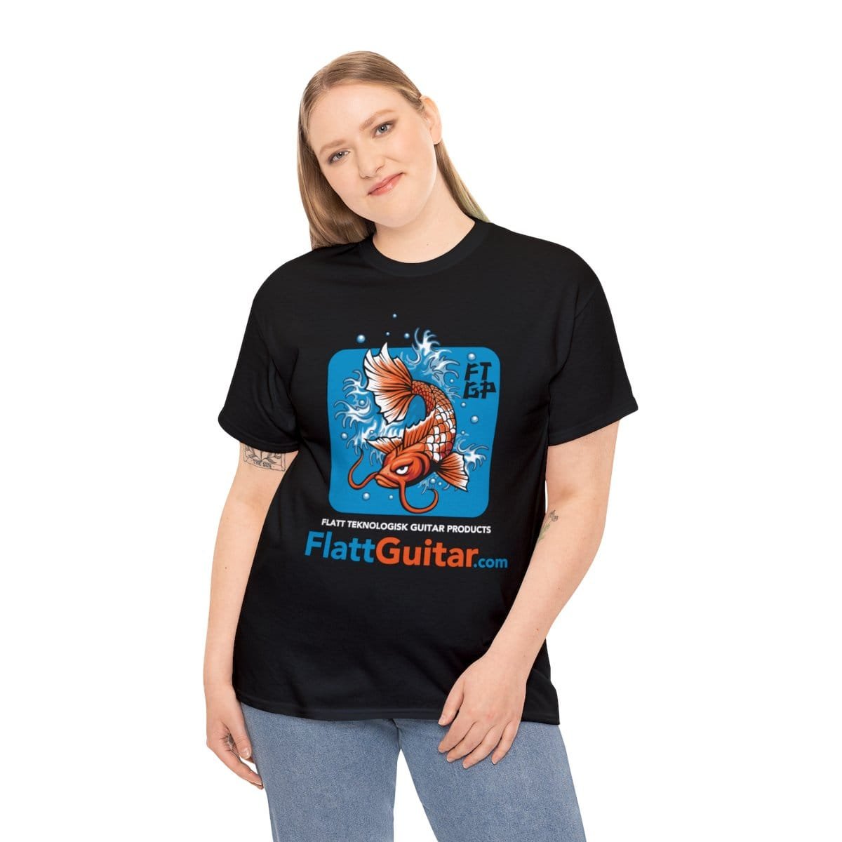 Flatt Teknologisk Guitar Products Koi Short Sleeve Tshirt - Image 28