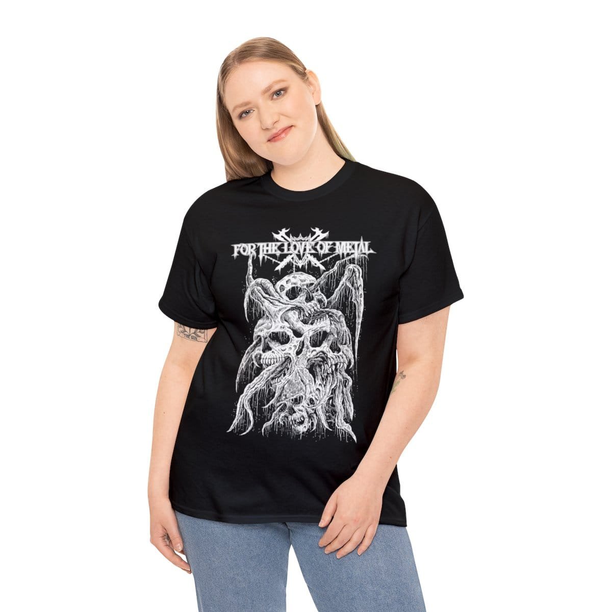 For The Love Of Metal - Skulls Short Sleeve Tshirt - Image 4