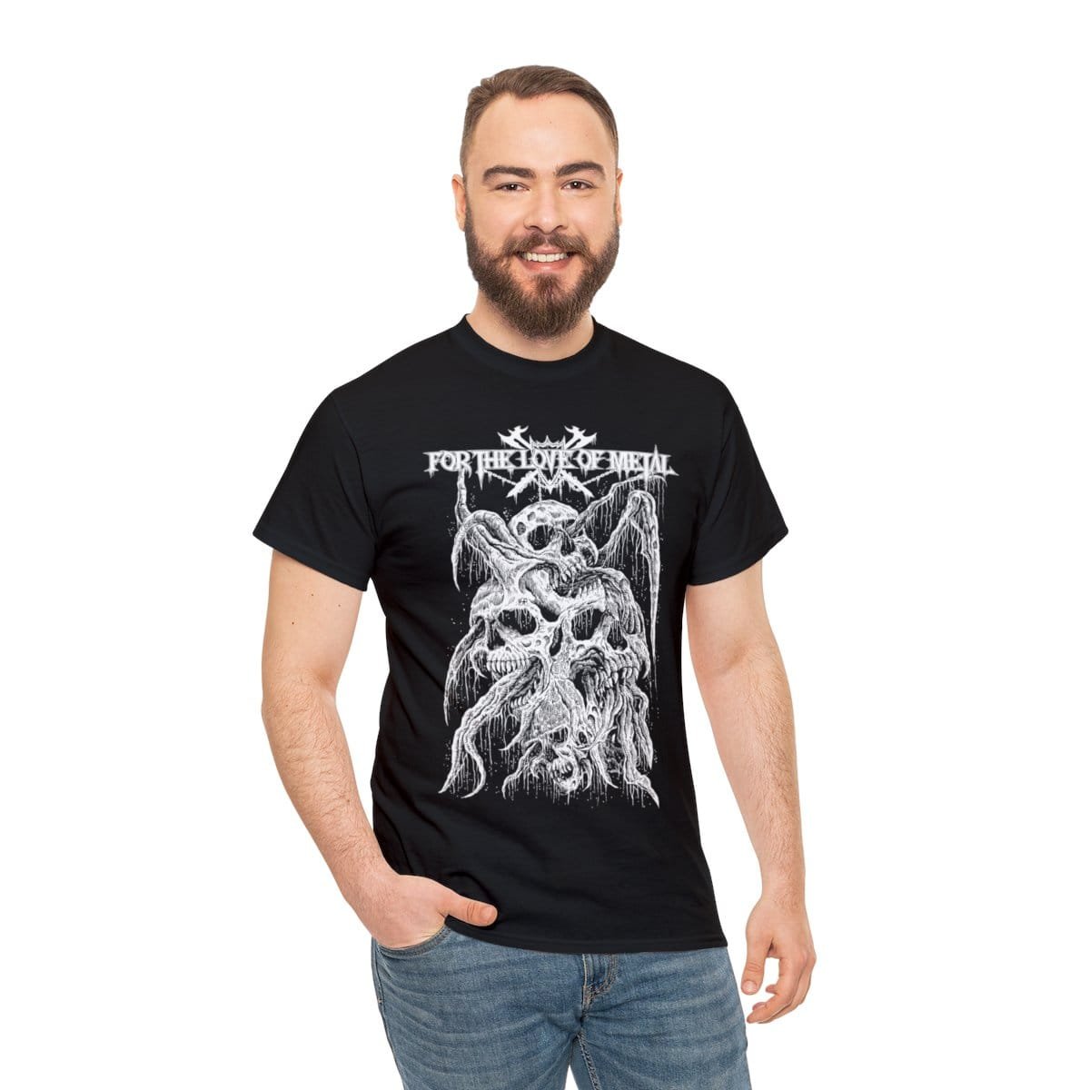 For The Love Of Metal - Skulls Short Sleeve Tshirt - Image 5