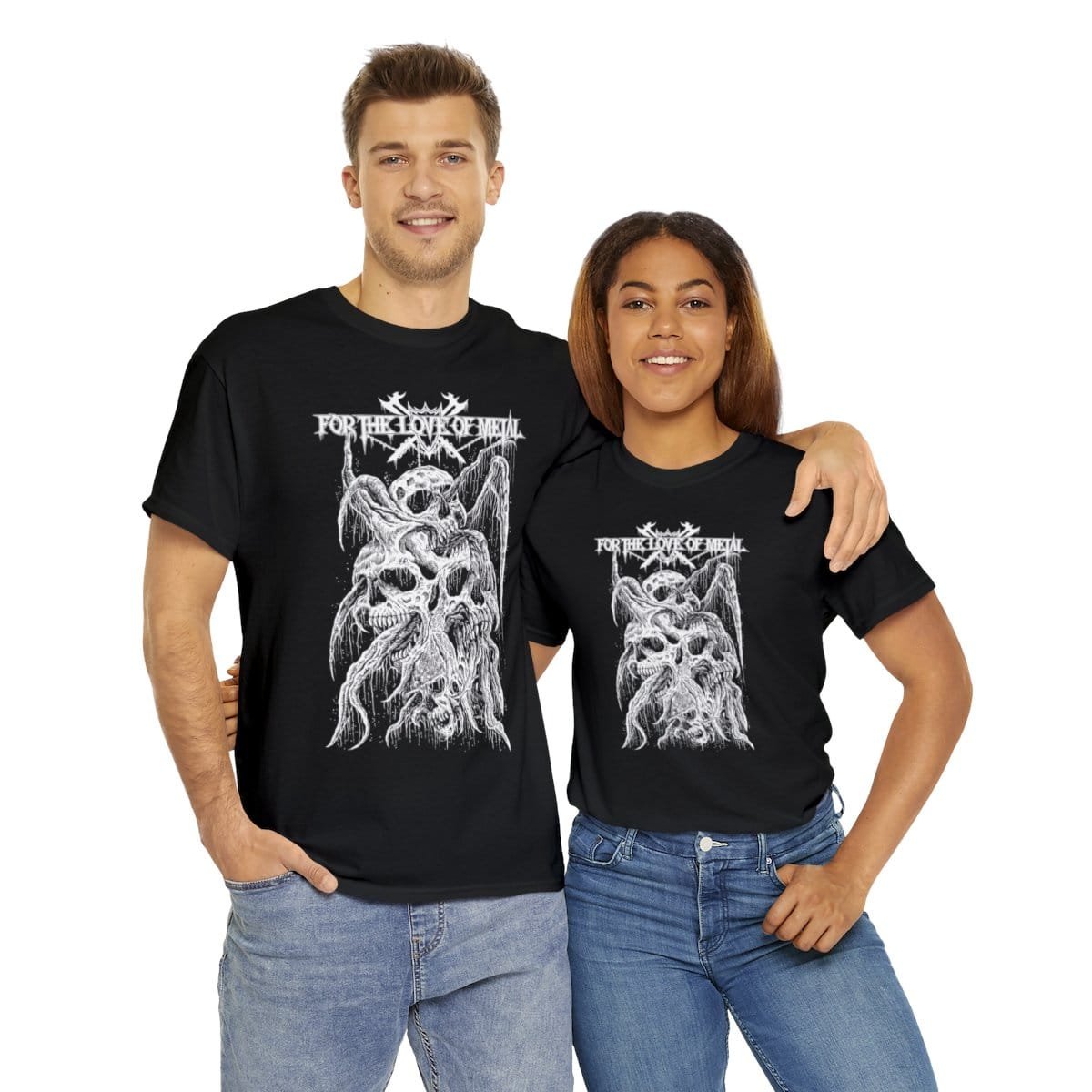 For The Love Of Metal - Skulls Short Sleeve Tshirt - Image 10