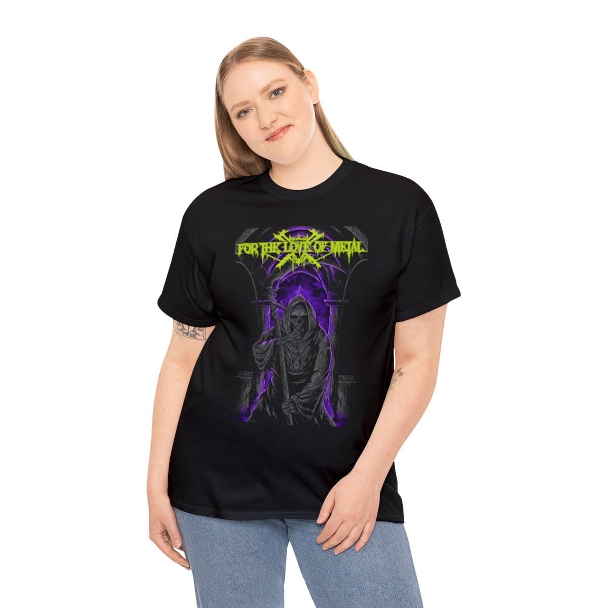 For The Love Of Metal - Grim Reaper Short Sleeve Tshirt - Image 4