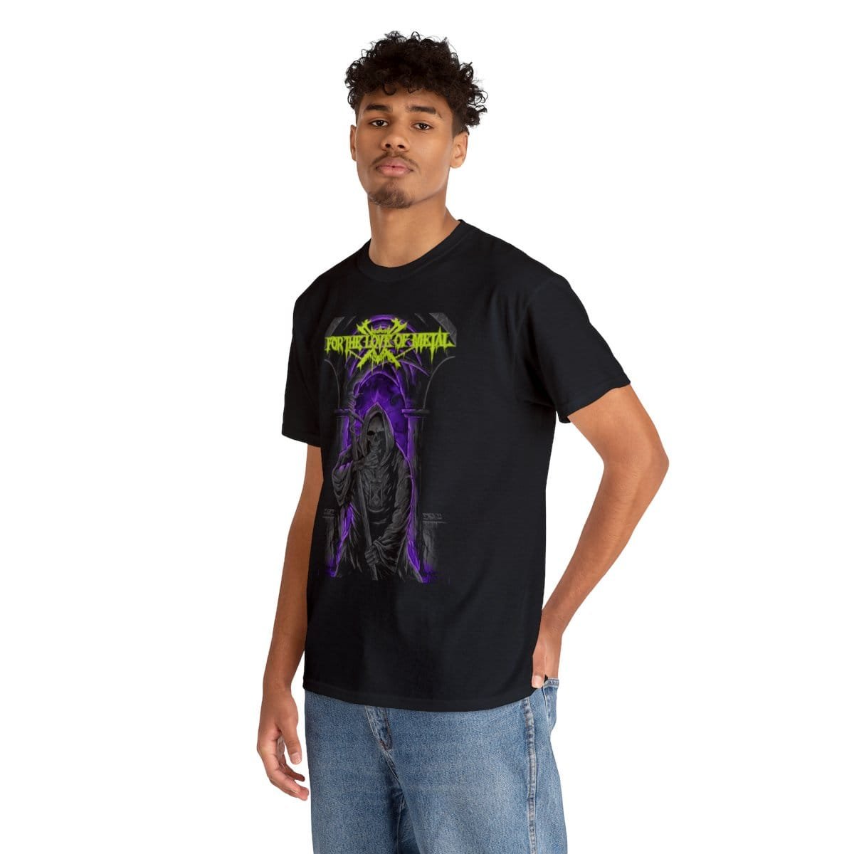 For The Love Of Metal - Grim Reaper Short Sleeve Tshirt - Image 6