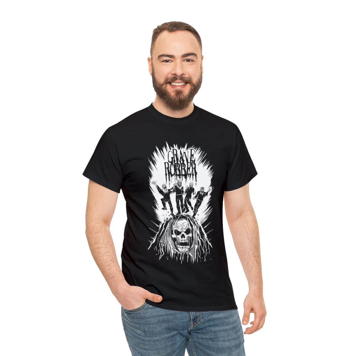 Grave Robber Volcano Destroyer Short Sleeve Tshirt - Image 5