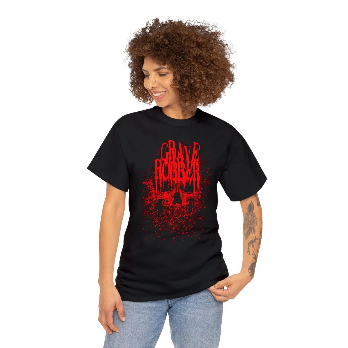 Grave Robber Splatter Short Sleeve Tshirt - Image 3