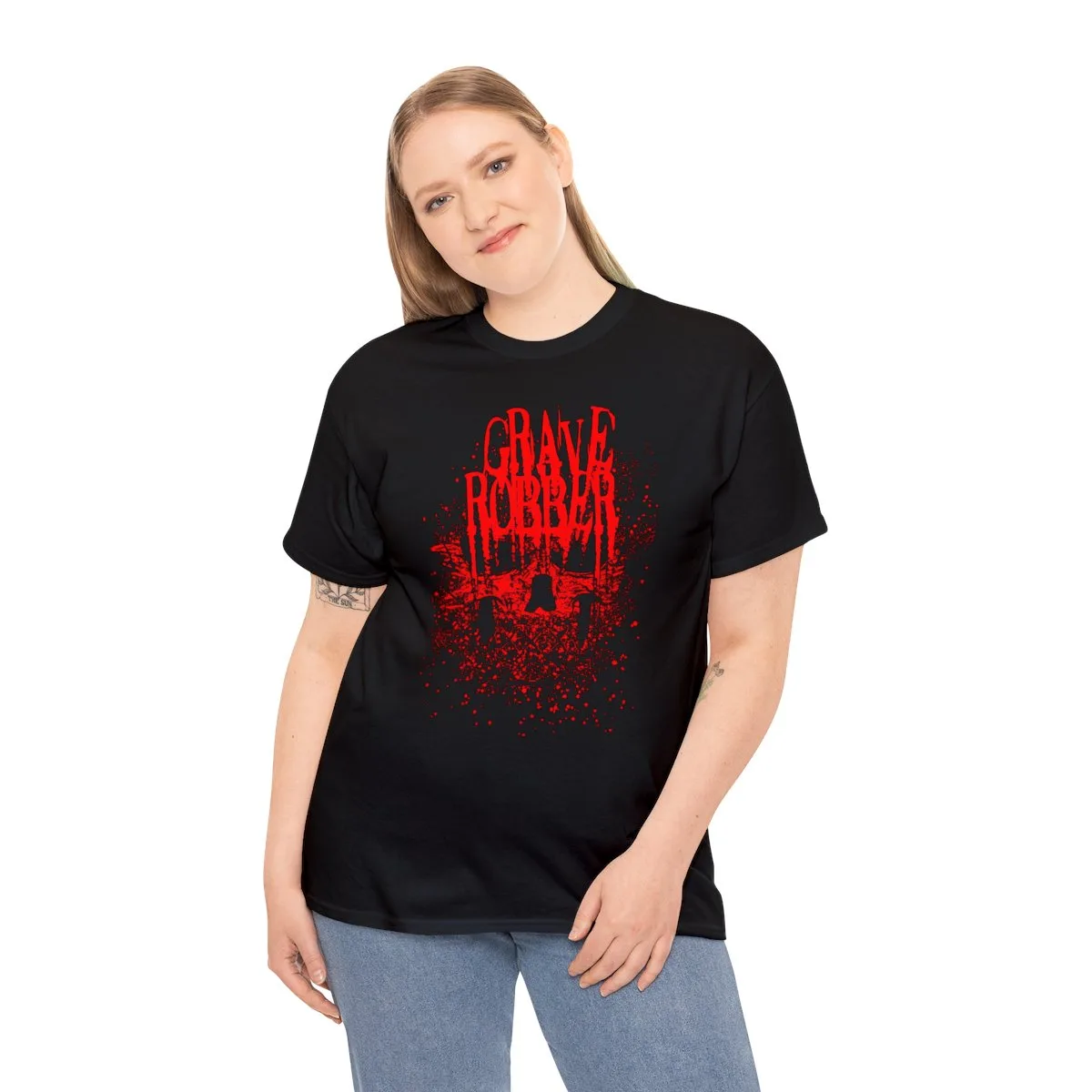 Grave Robber Splatter Short Sleeve Tshirt - Image 4