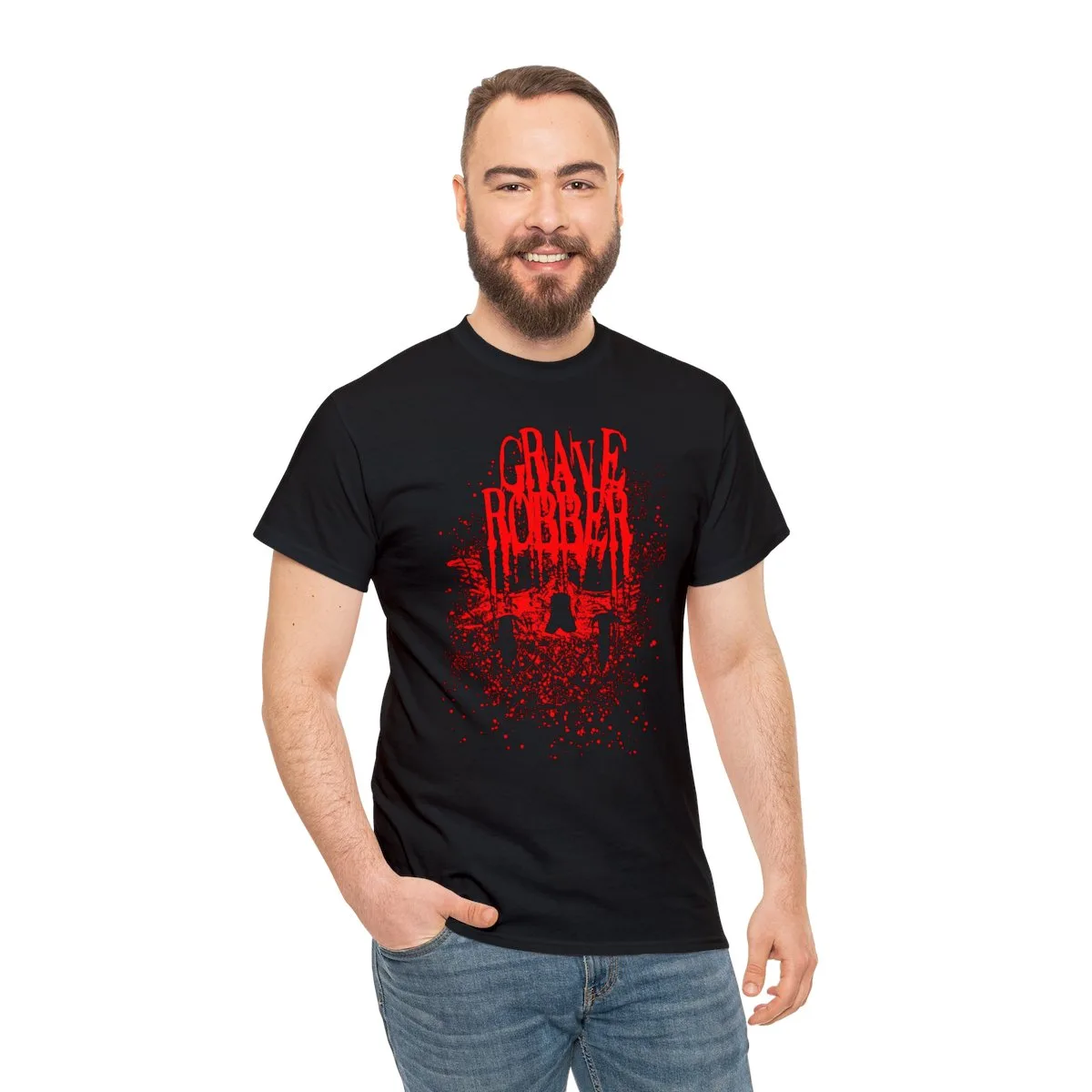 Grave Robber Splatter Short Sleeve Tshirt - Image 5