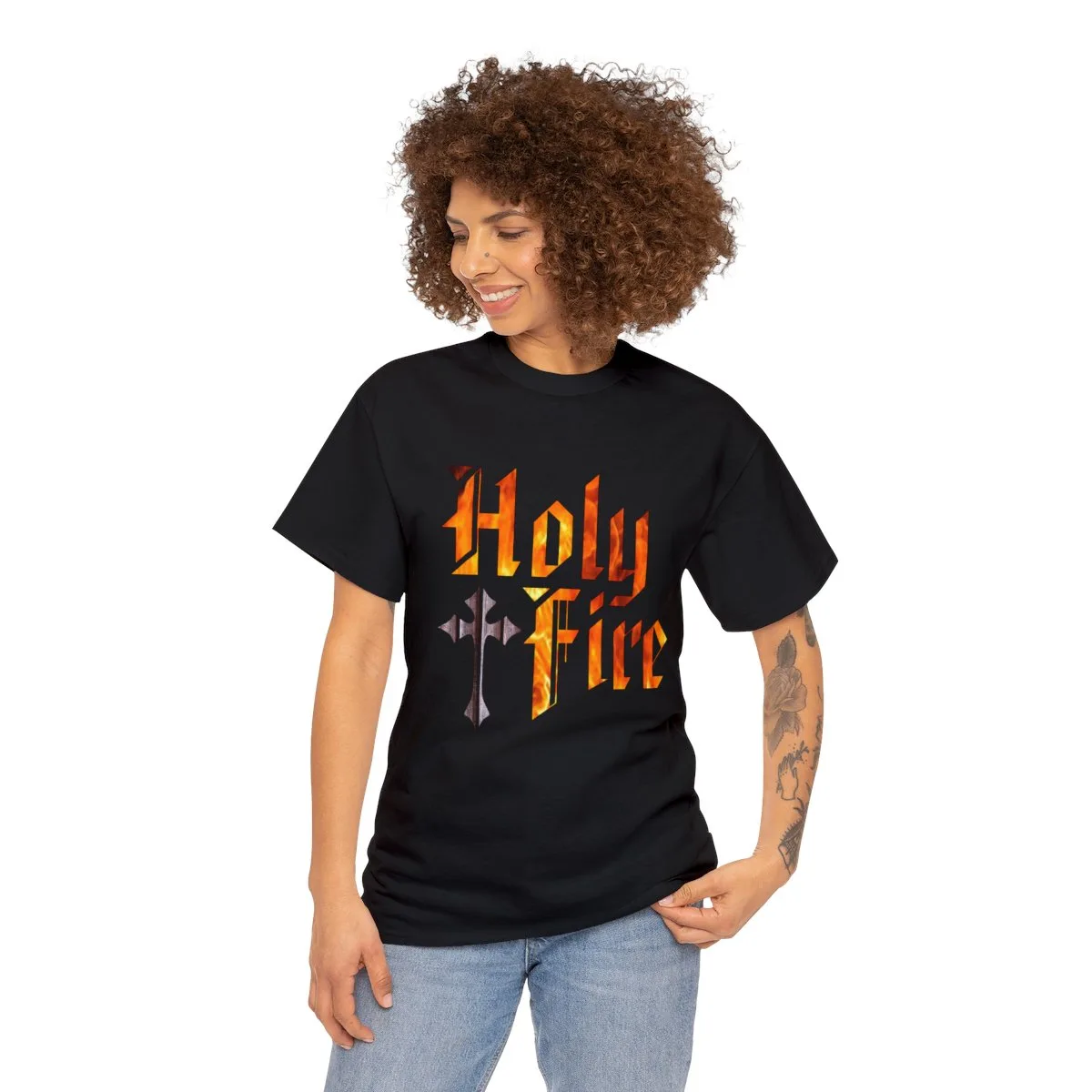 Holy Fire Logo Short Sleeve Tshirt - Image 3