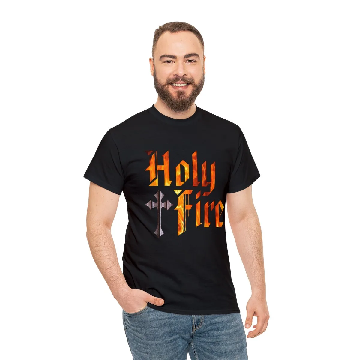 Holy Fire Logo Short Sleeve Tshirt - Image 5
