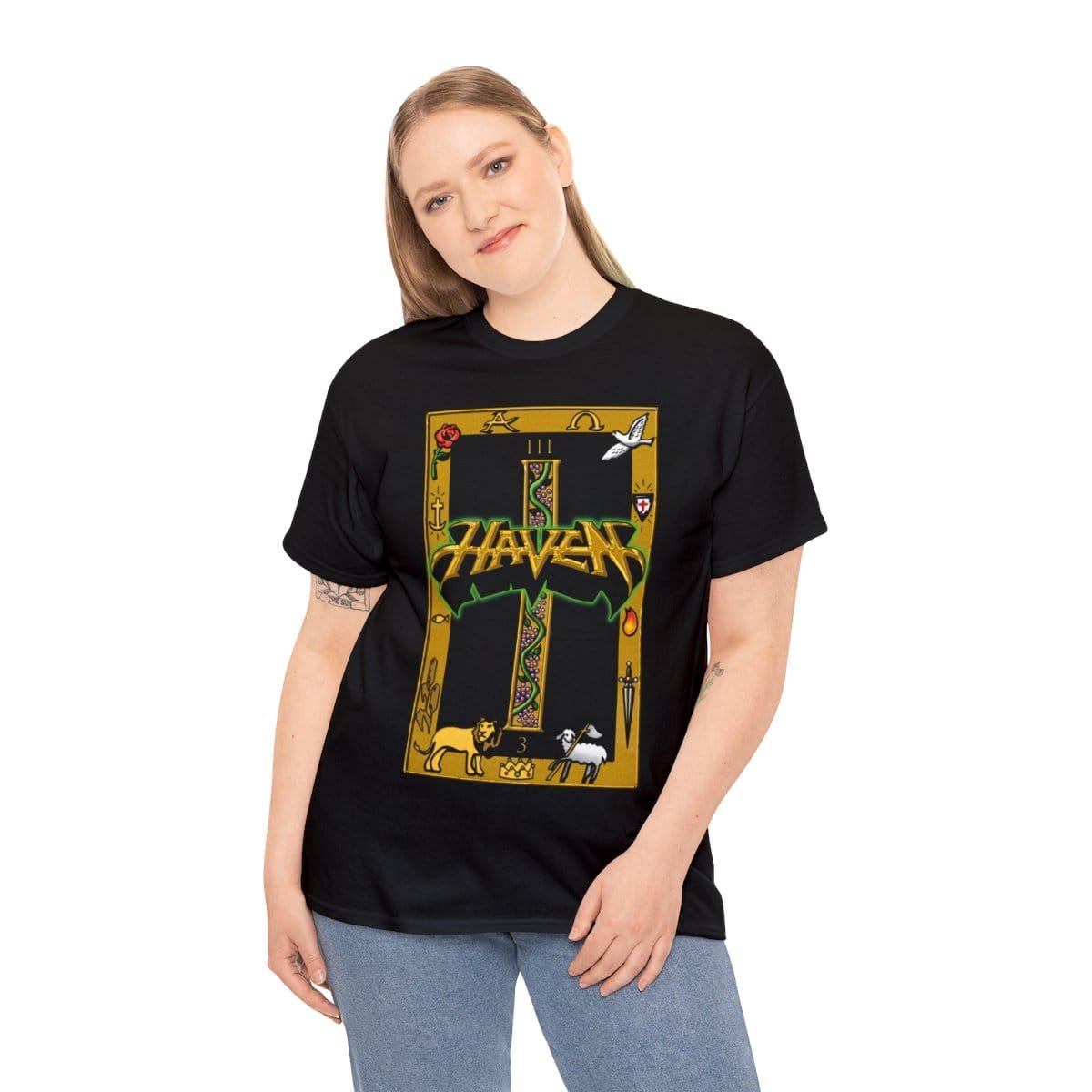 Haven - III with Logo Short Sleeve Tshirt (2-Sided) - Image 4