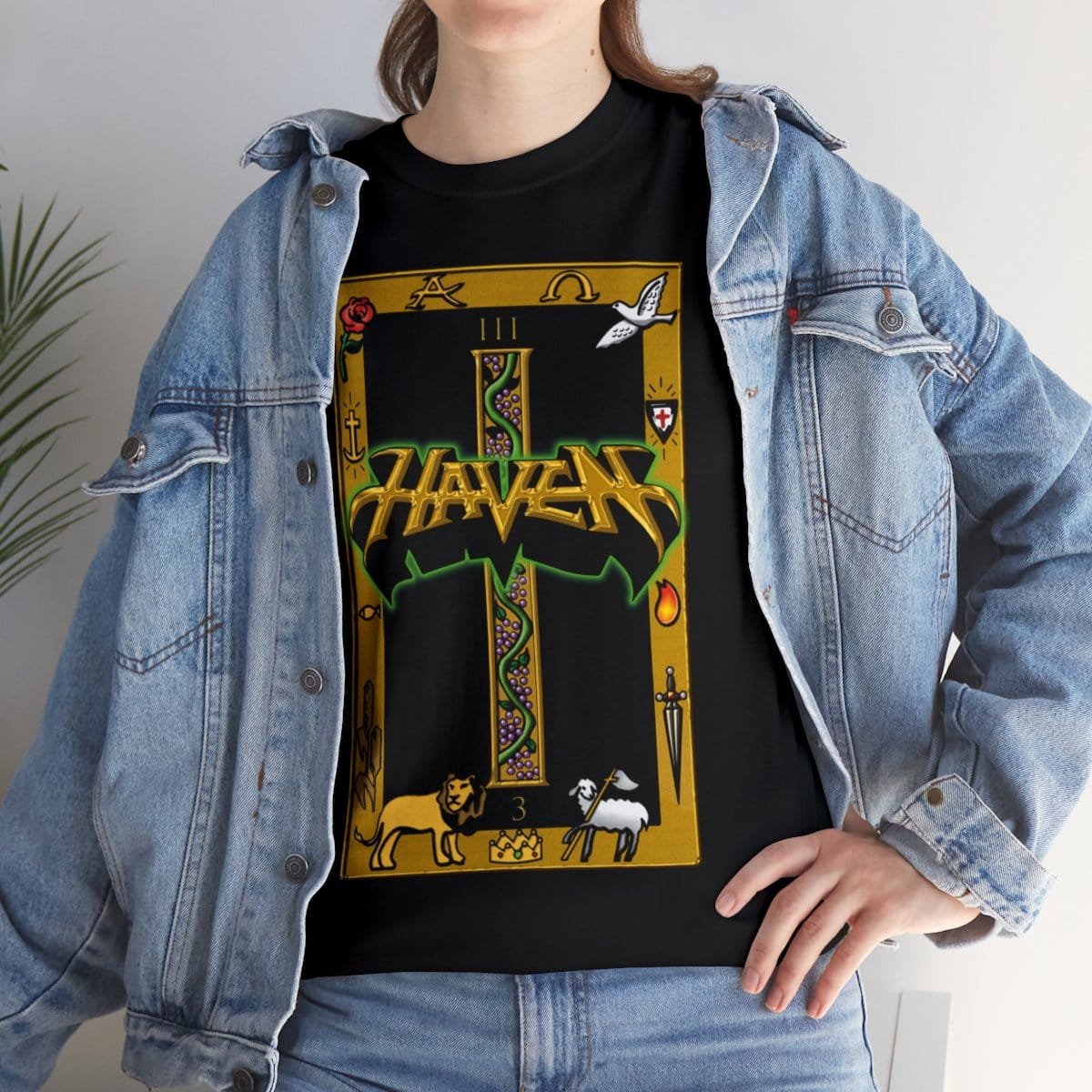 Haven - III with Logo Short Sleeve Tshirt (2-Sided) - Image 9