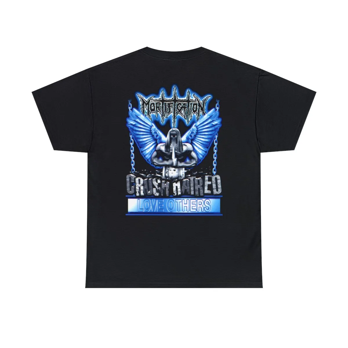 Mortification - Triumph of Mercy (Crush Hatred Version) Short Sleeve Tshirt (2-Sided) - Image 2