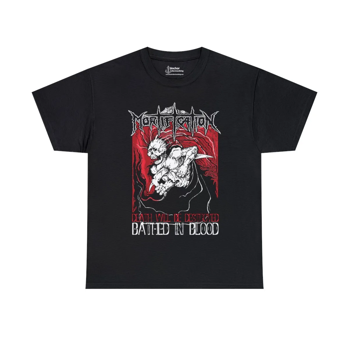 Mortification - Bathed In Blood Short Sleeve Tshirt