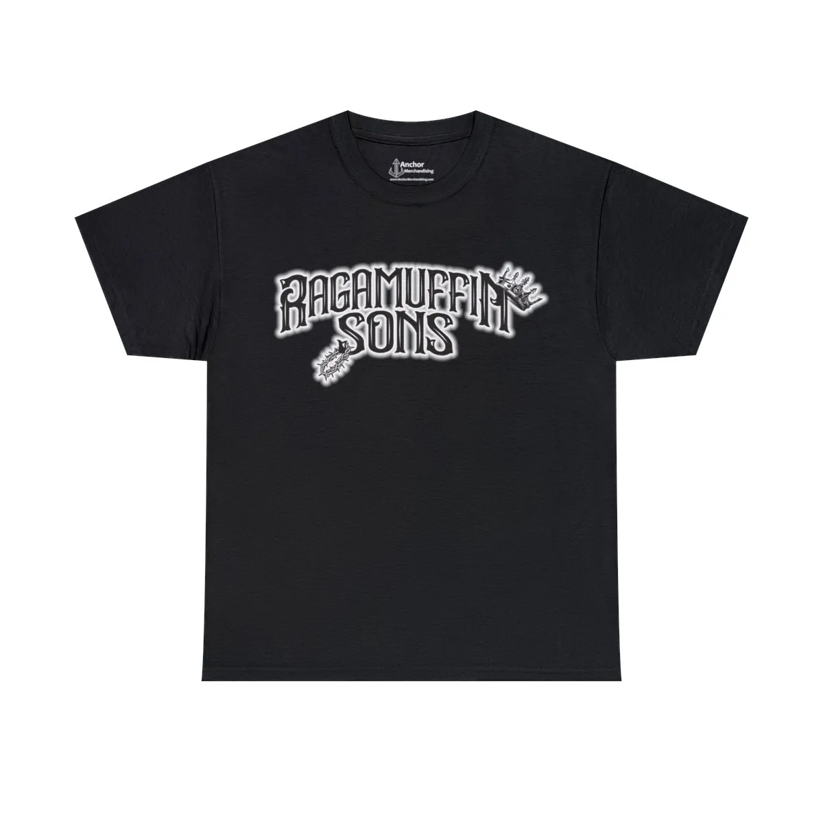 Ragamuffin Sons BW Logo Short Sleeve Tshirt