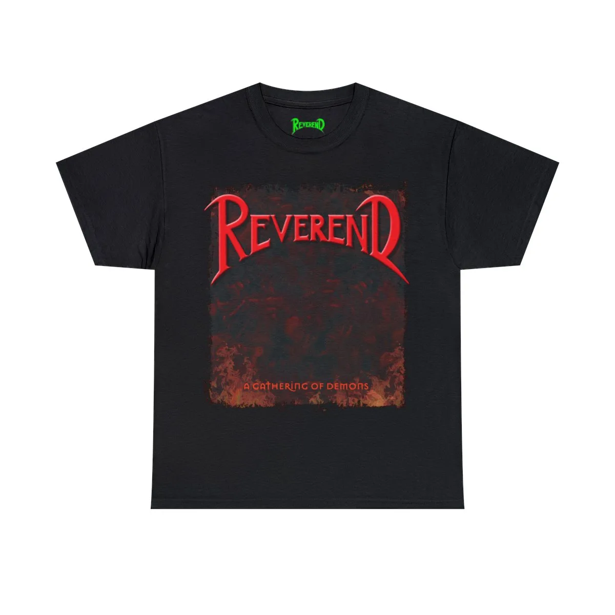 Reverend - A Gathering Of Demons New Cover Short Sleeve Tshirt