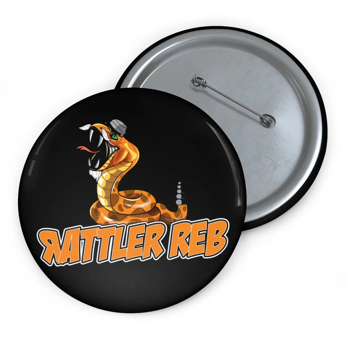 RattlerReb Pin Buttons