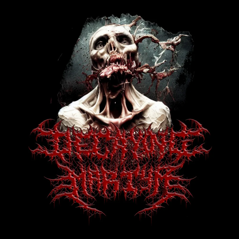 Decaying Martyr (The Charon Collective) - Black Denim Printed Patches (2 sizes)