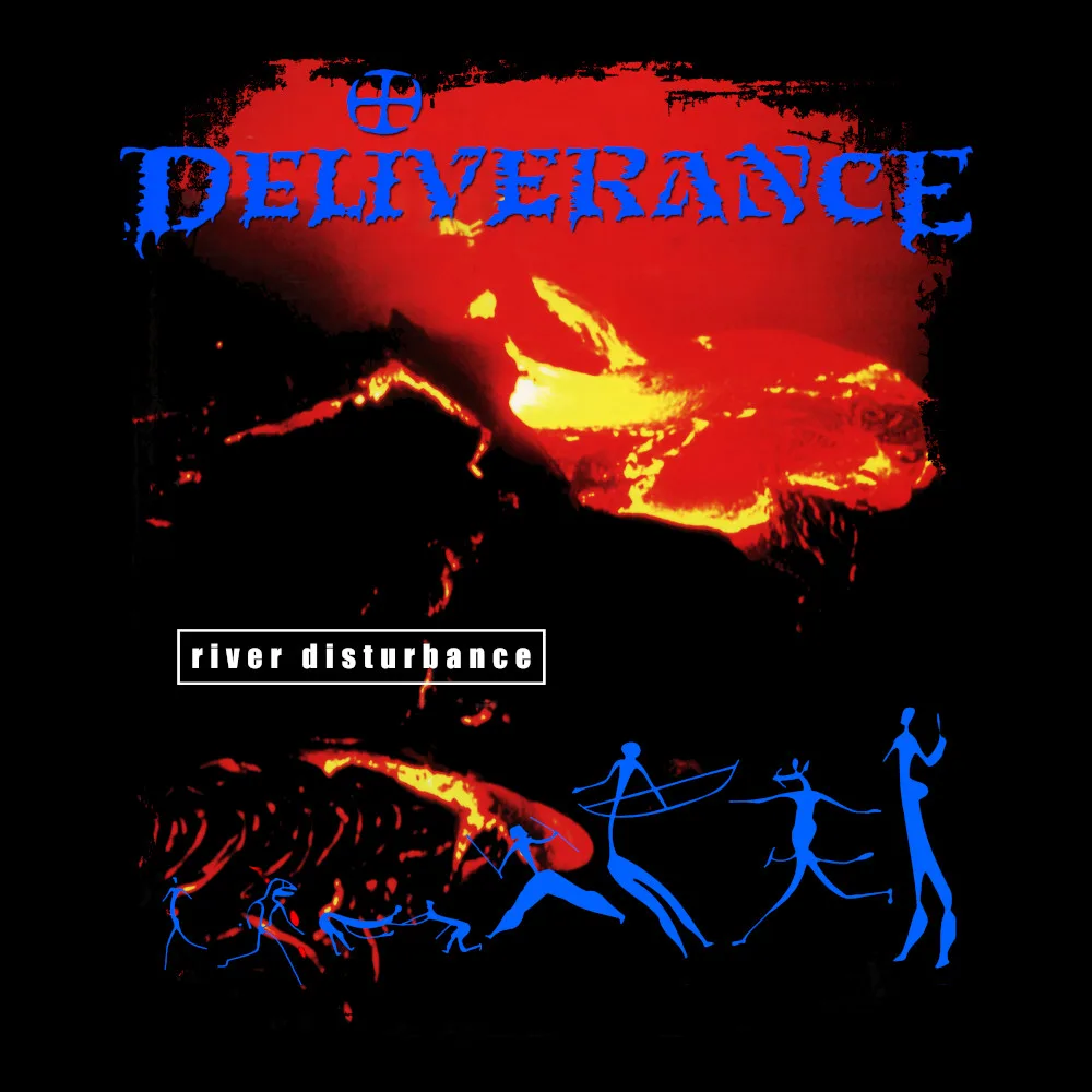 Deliverance - River Disturbance - Black Denim Printed Patches (2 sizes)