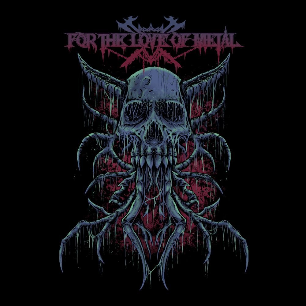 For the Love Of Metal - Nightmare - Black Denim Printed Patches (2 sizes)