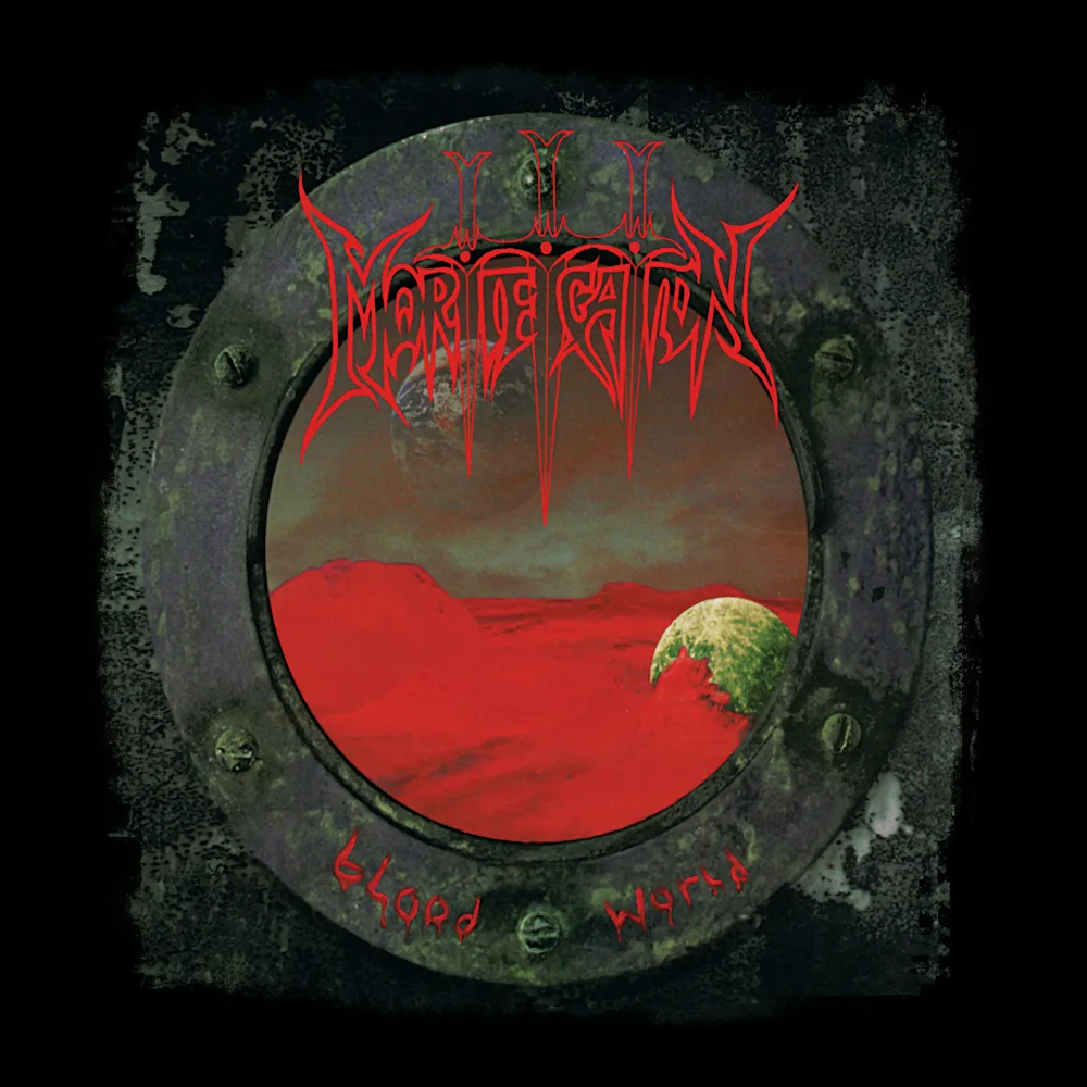 Mortification - Blood World - Black Denim Printed Patches (2 sizes)