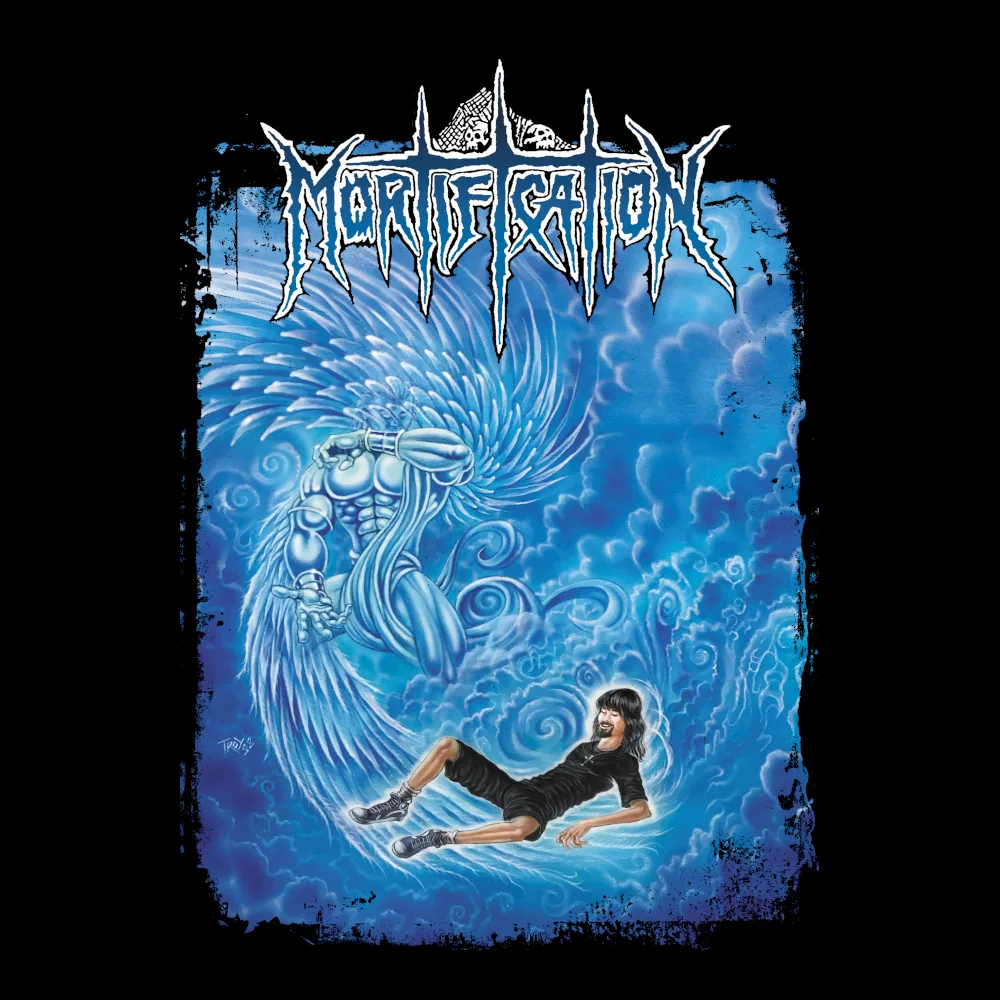 Mortification - Triumph of Mercy - Black Denim Printed Patches (2 sizes)