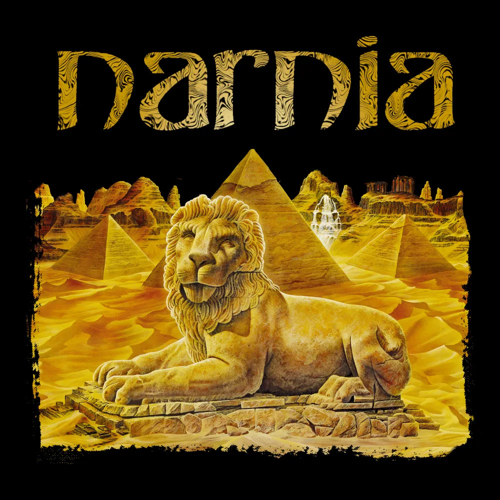 Narnia - Desert Land - Black Denim Printed Patches (2 sizes)