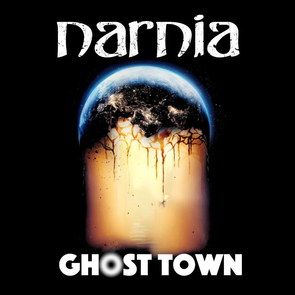 Narnia - Ghost Town - Black Denim Printed Patches (2 sizes)